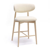 Zinea Performance Textured Velvet Counter Stool