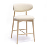 Zinea Performance Textured Velvet Counter Stool