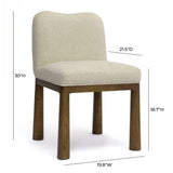 Tiara Performance Basketweave Fabric Dining Chair
