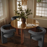 Synn Black Performance Boucle Dining Chair