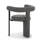 Synn Black Performance Boucle Dining Chair