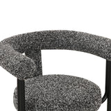 Synn Black Performance Boucle Dining Chair