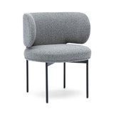 Maureen Speckled Grey Performance Boucle Dining Chair