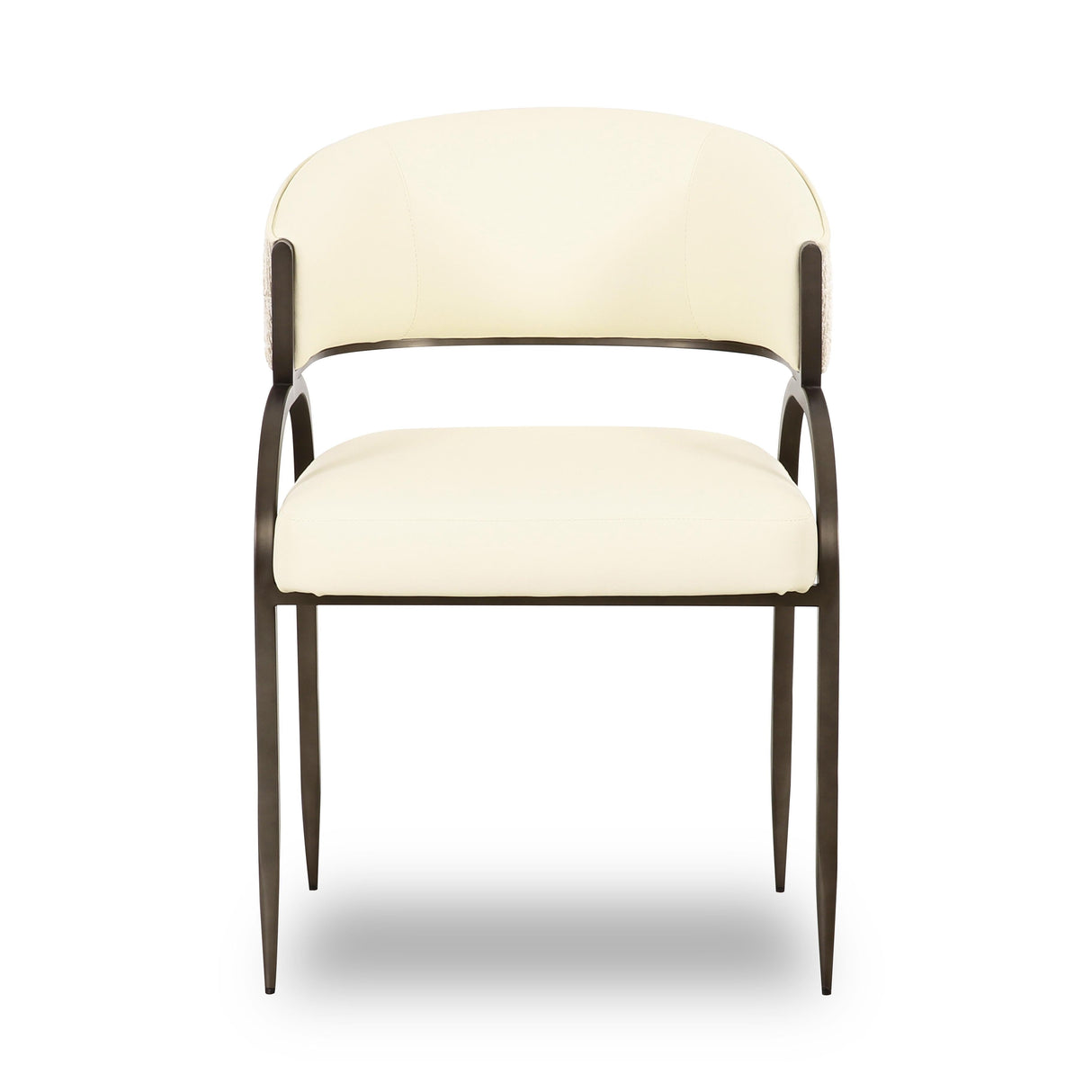 Tatum Vegan Leather 2-Tone Dining Chair