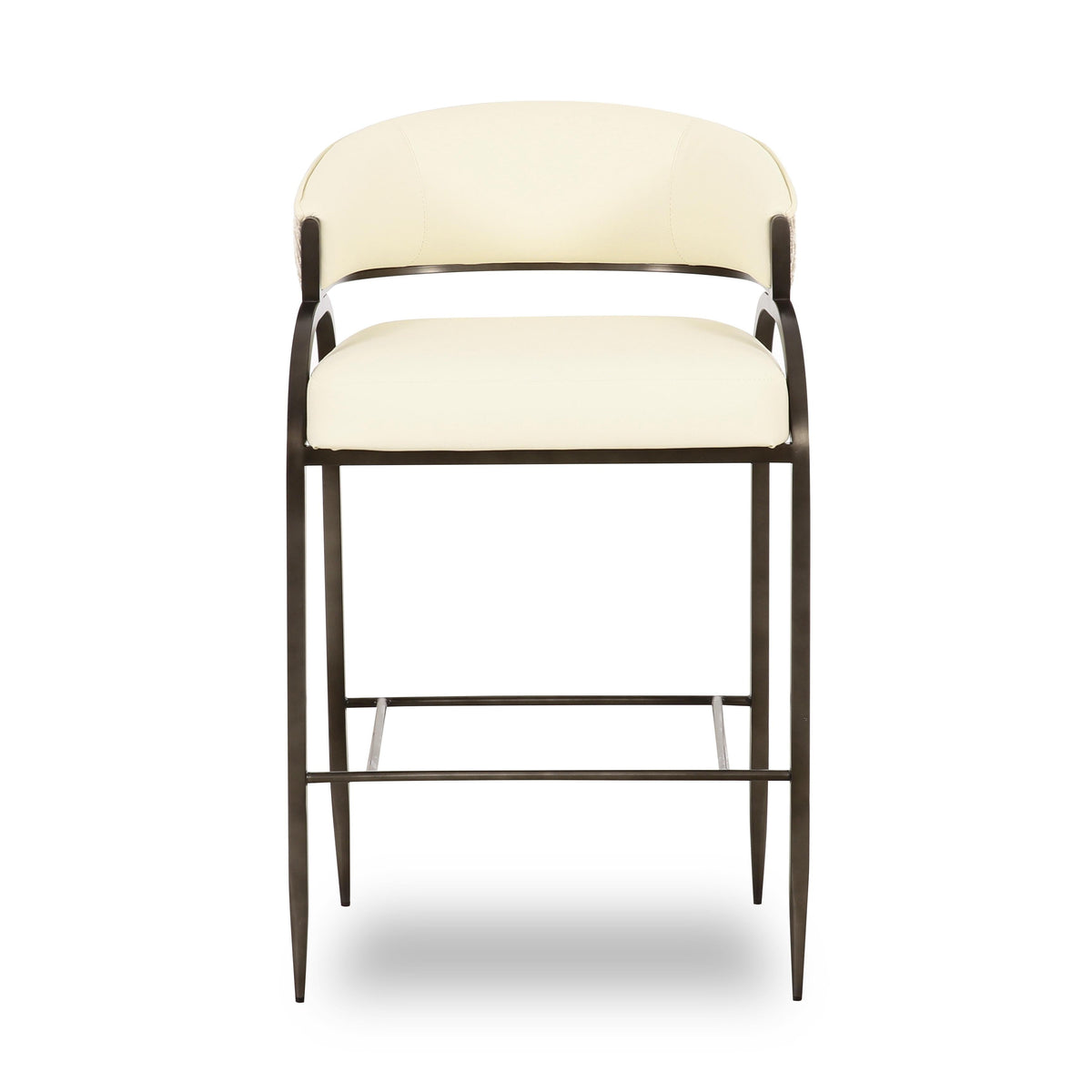 Tatum 2-Tone Performance Vegan Leather Counter Stool - View 3