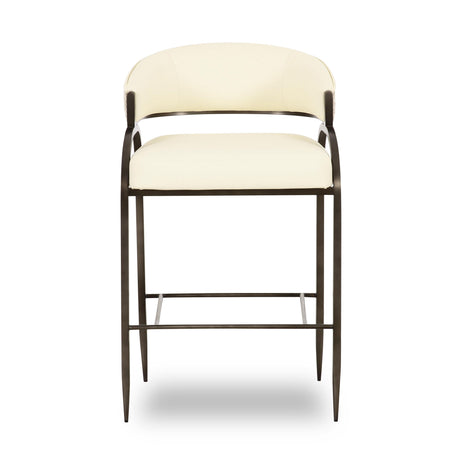 Tatum 2-Tone Performance Vegan Leather Counter Stool - View 3