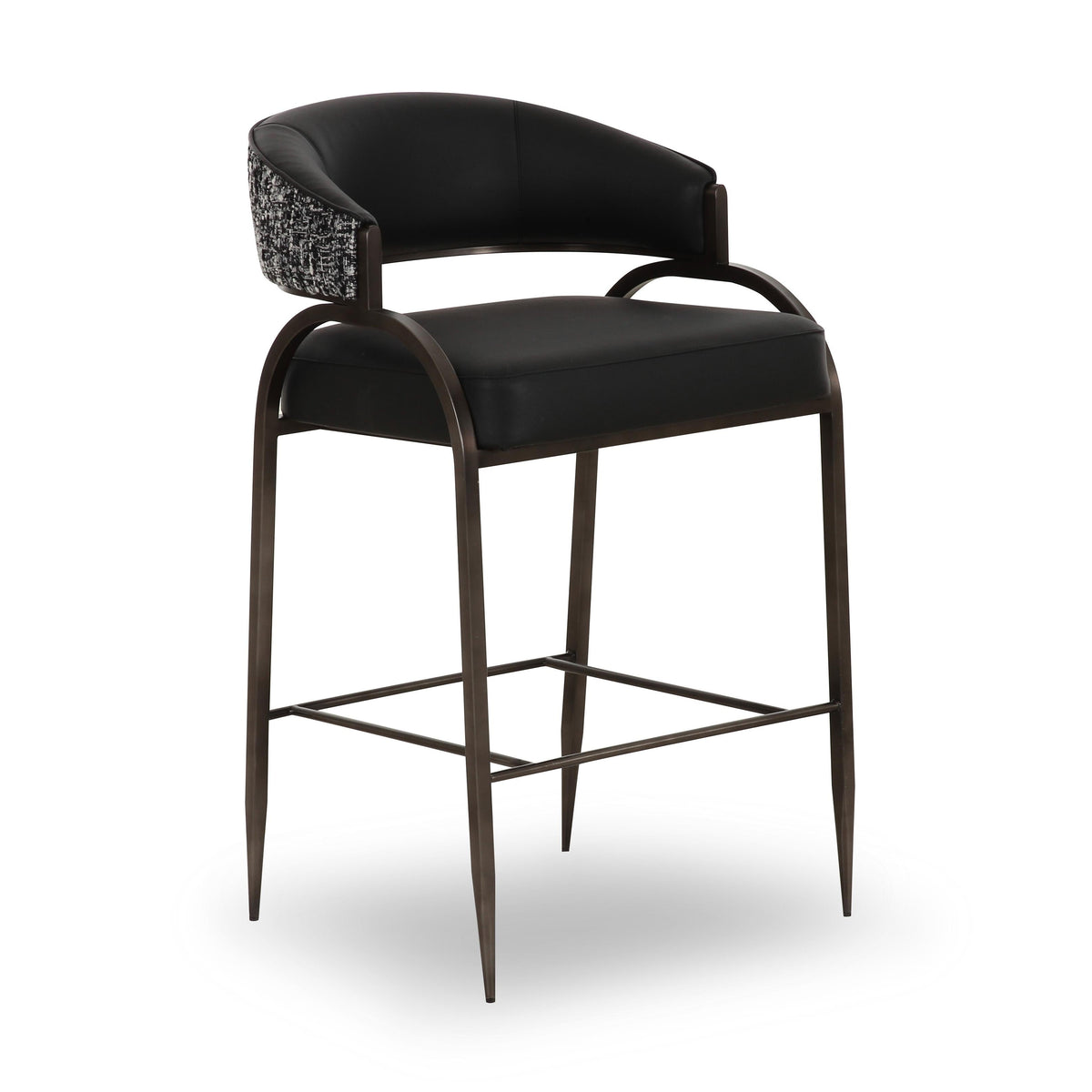 Tatum 2-Tone Performance Vegan Leather Counter Stool - View 9