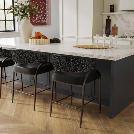 Tatum 2-Tone Performance Vegan Leather Counter Stool - View 10