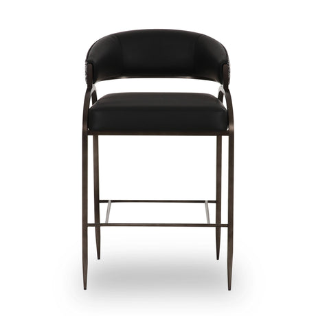 Tatum 2-Tone Performance Vegan Leather Counter Stool - View 11