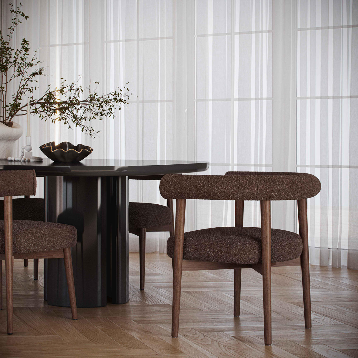 Spara Performance Boucle Dining Chair - View 14