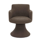 Jeffree Performance Boucle Swivel Dining Chair