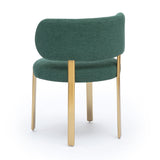 Margaret Green Performance Chenille Dining Chair - View 4