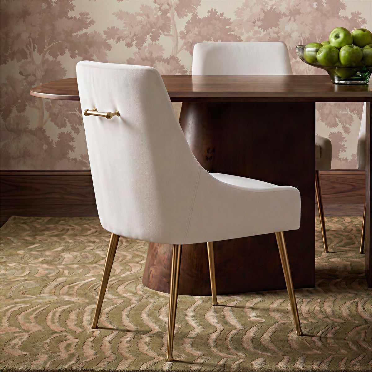 Beatrix Performance Velvet Dining Chair - View 2