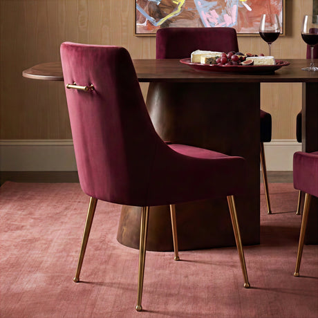 Beatrix Performance Velvet Dining Chair - View 11