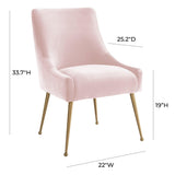 Beatrix Performance Velvet Dining Chair - View 49