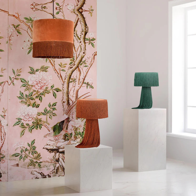 Atolla Cream Tassel Table Lamp