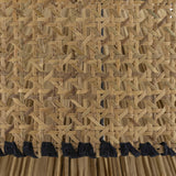 Rylie Natural & Black Raffia Pendant Lamp