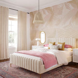 Helen White Cotton Tasseled Pendant Lamp