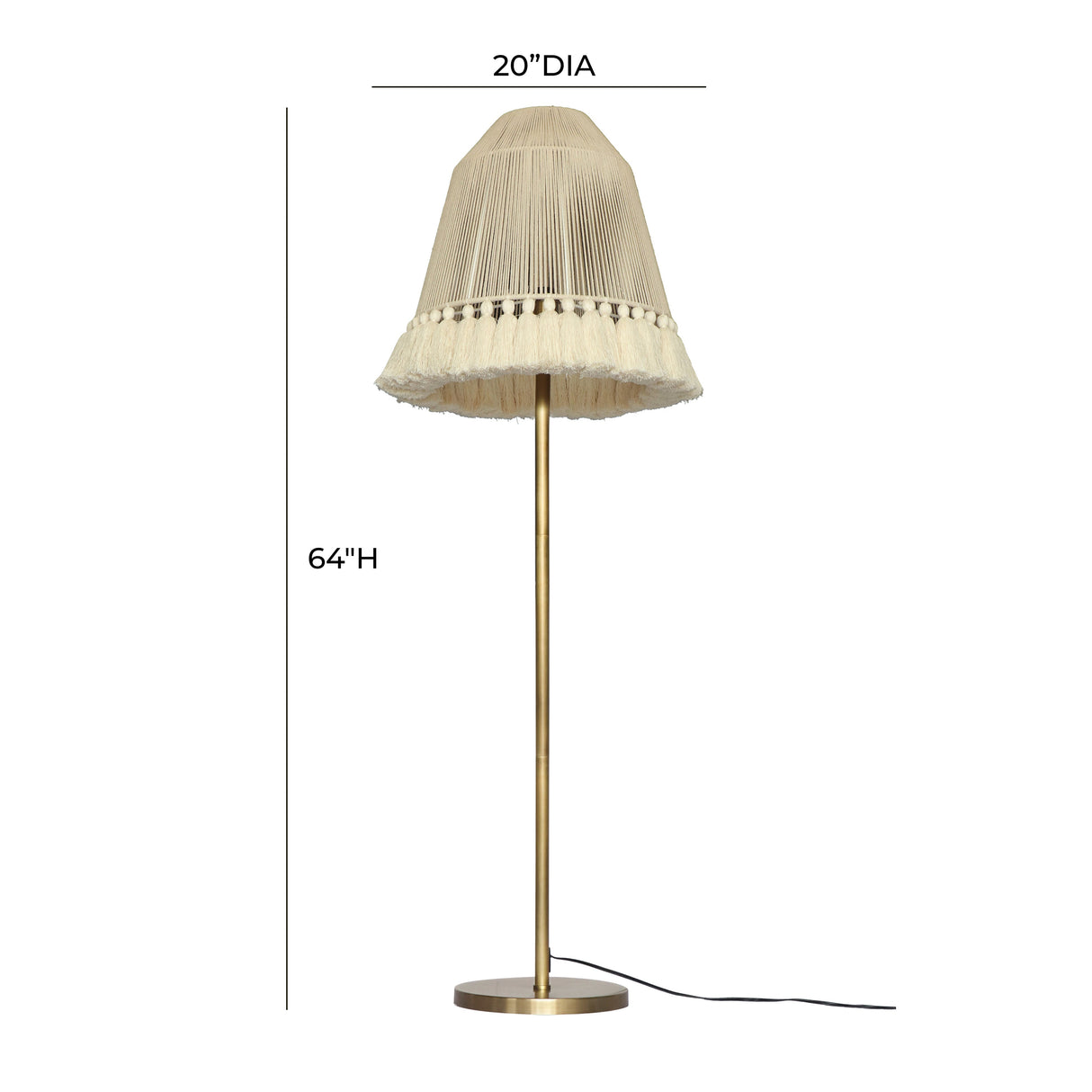 June White Floor Lamp