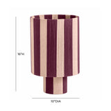 Guinevere Striped Cotton Table Lamp