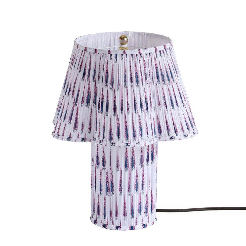 Corrine Beige Linen Table Lamp