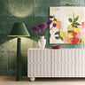 Graham Terracotta Velvet Floor Lamp