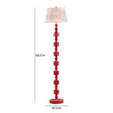 Peggy Pink Spotted Floor Lamp