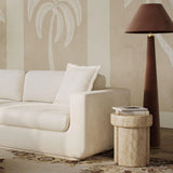 Graham Terracotta Velvet Floor Lamp