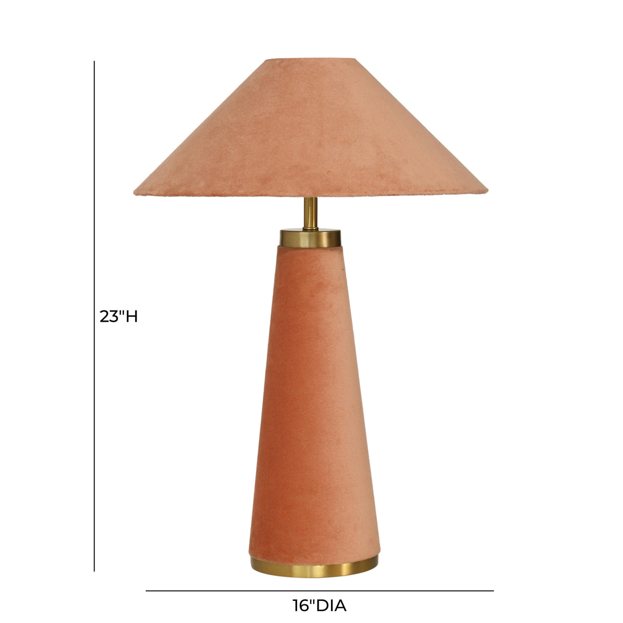Graham Velvet Table Lamp