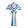 Maiori table lamp accentuating contemporary credenza vignette