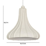Looma Cotton Mache Pendant Lamp