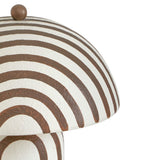 Maiori artistic table lamp displayed in designer showroom setup