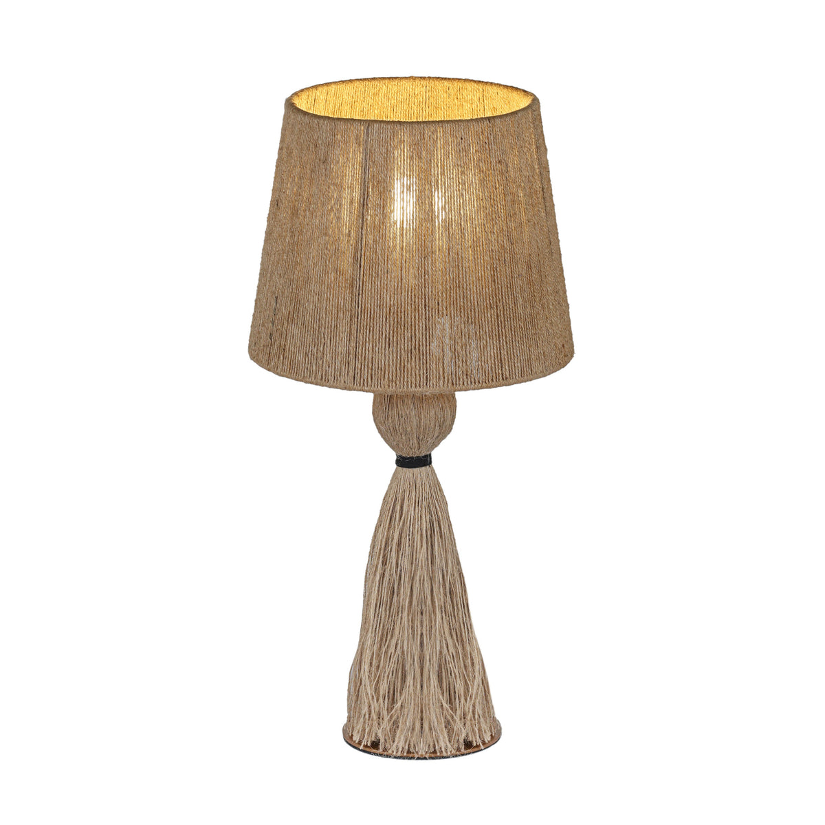 Samba Natural Jute Table Lamp - View 4