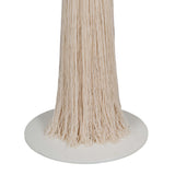 Samba White Cotton Floor Lamp - View 5