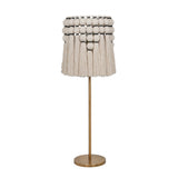 Tutu Cream Cotton Tasseled Floor Lamp - View 1