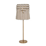 Tutu Cream Cotton Tasseled Floor Lamp - View 3
