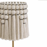 Tutu Cream Cotton Tasseled Floor Lamp - View 4