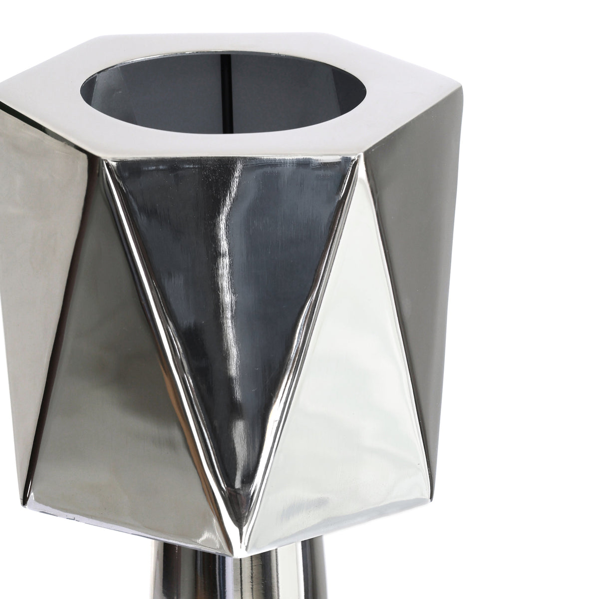 Polished Nickel Table Lamp - View 5