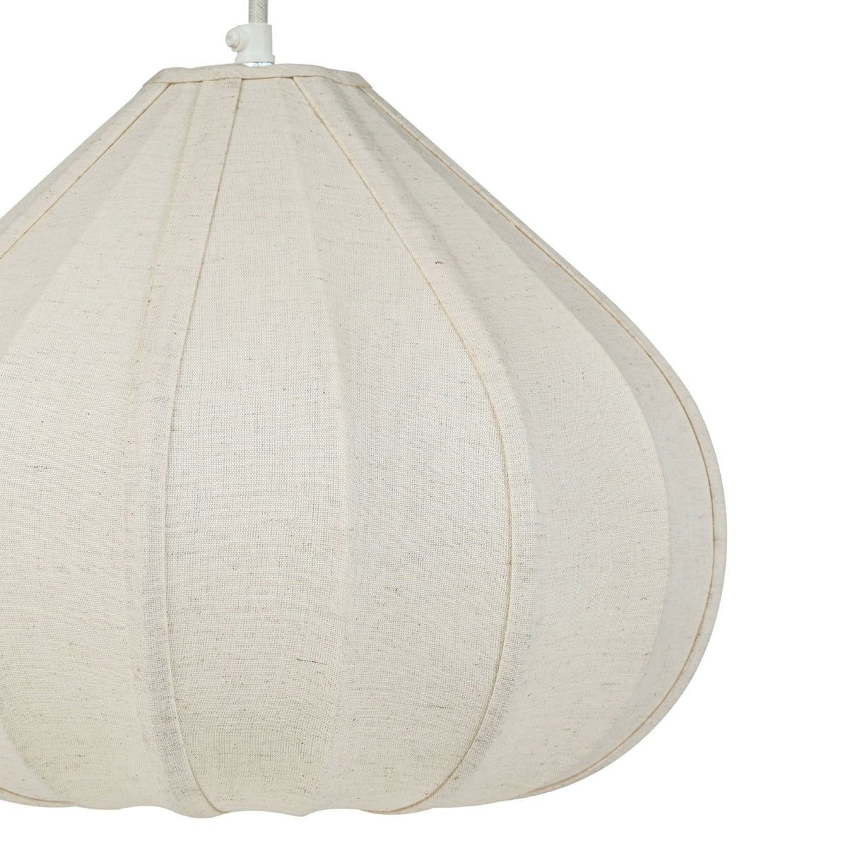 Zubeda Cotton Teardrop Pendant Lamp - View 5