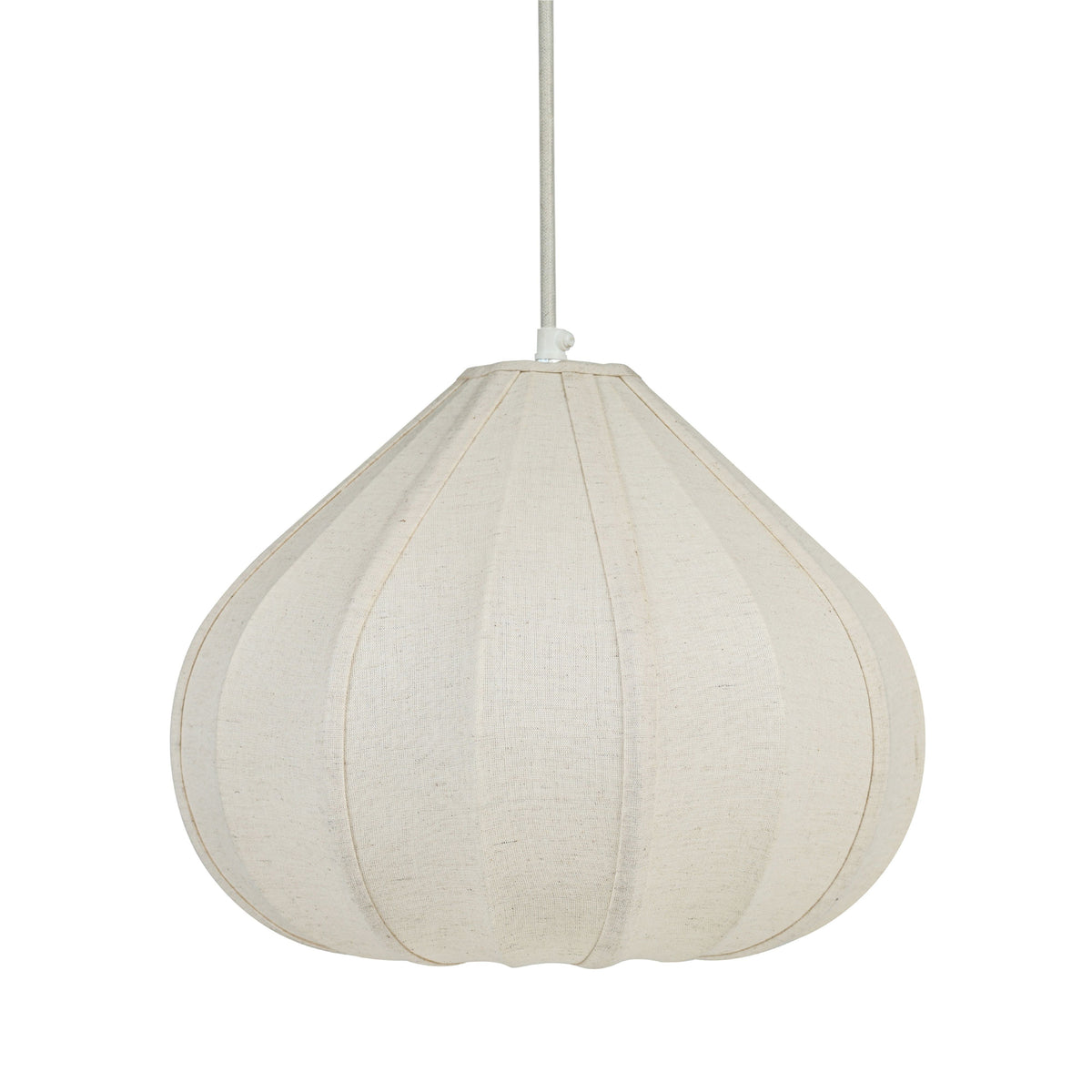 Zubeda Cotton Teardrop Pendant Lamp - View 1