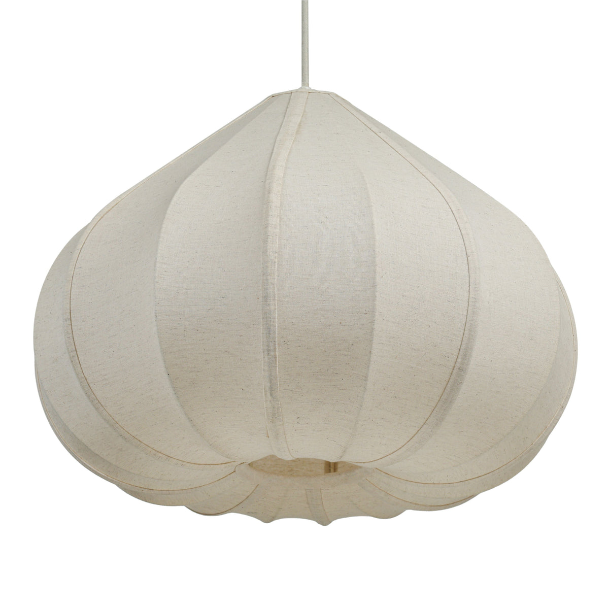 Zubeda Cotton Teardrop Pendant Lamp - View 10