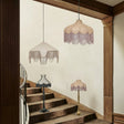 Buchanan Jute Fringed Scalloped Table Lamp - View 1