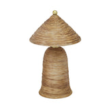 Coco Natural Coconut Fiber Pointed Table Lamp - View 4