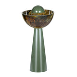 Rising Green Resin Table Lamp - View 4