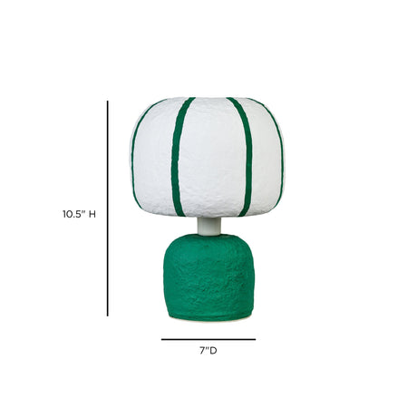 Margate Cotton Mache Table Lamp - View 6