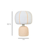 Margate Cotton Mache Table Lamp - View 12