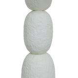 Pebble Cream Papier Mache Floor Lamp - View 5