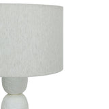 Pebble Cream Papier Mache Floor Lamp - View 4