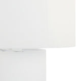 Cleopatra Cream Linen Floor Lamp