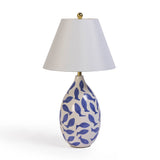 Sardine White & Blue Ceramic Table Lamp - View 1
